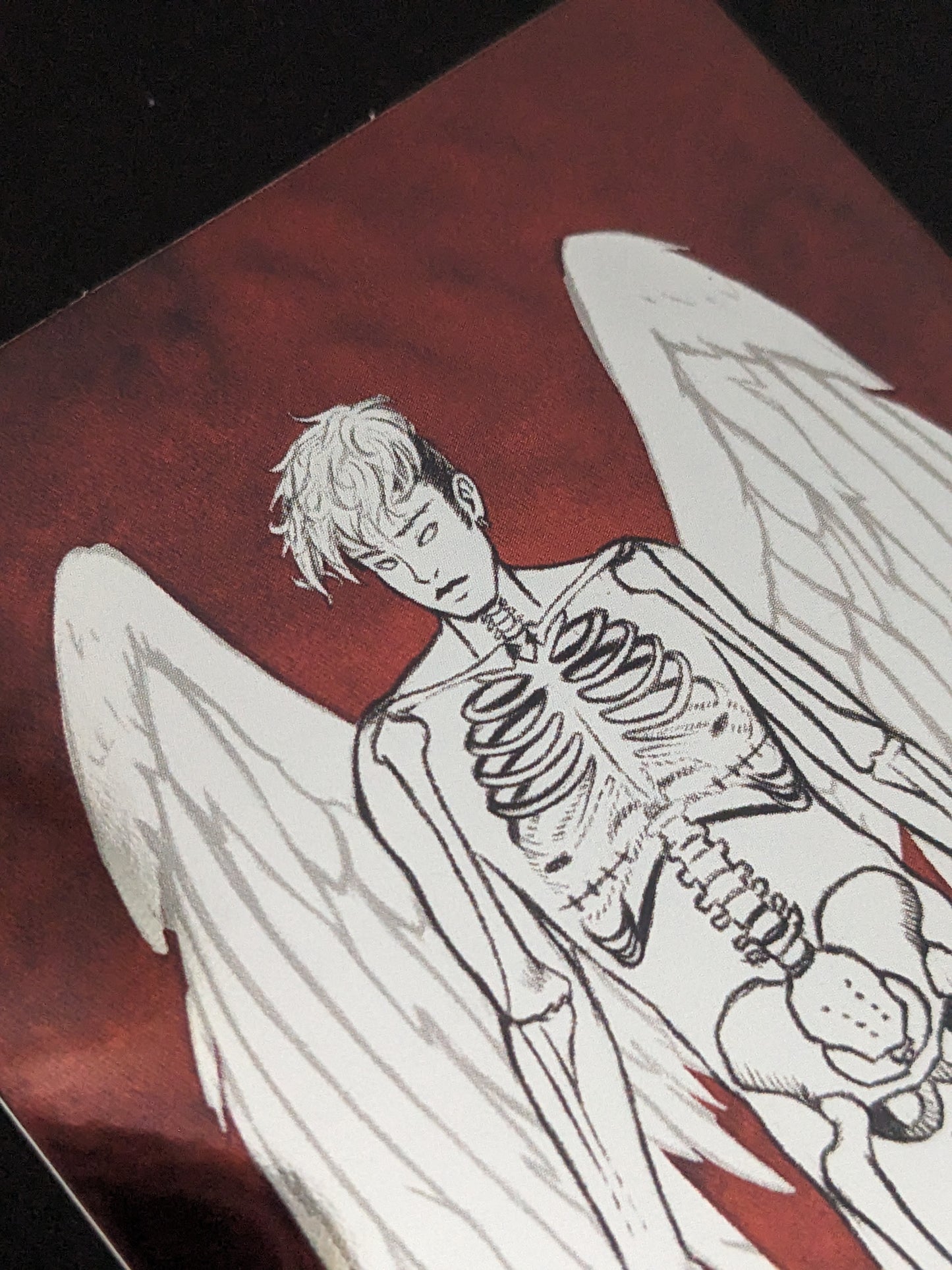 Angel - Metallic Red Sticker