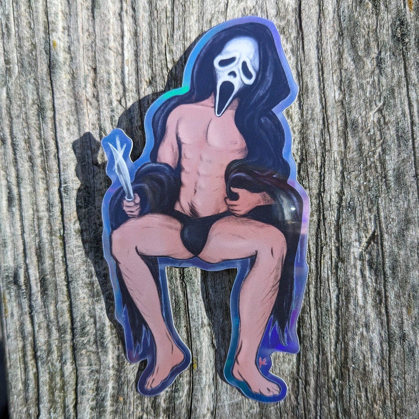 Sexy Ghost Face Sticker