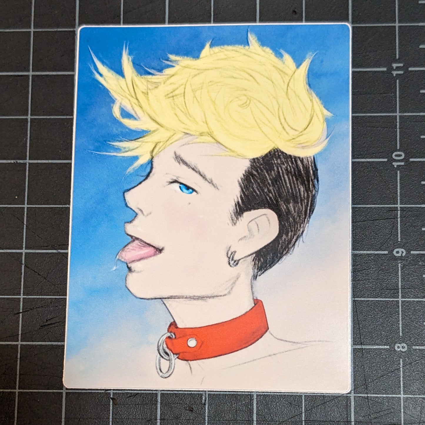 Collared Vash Sticker