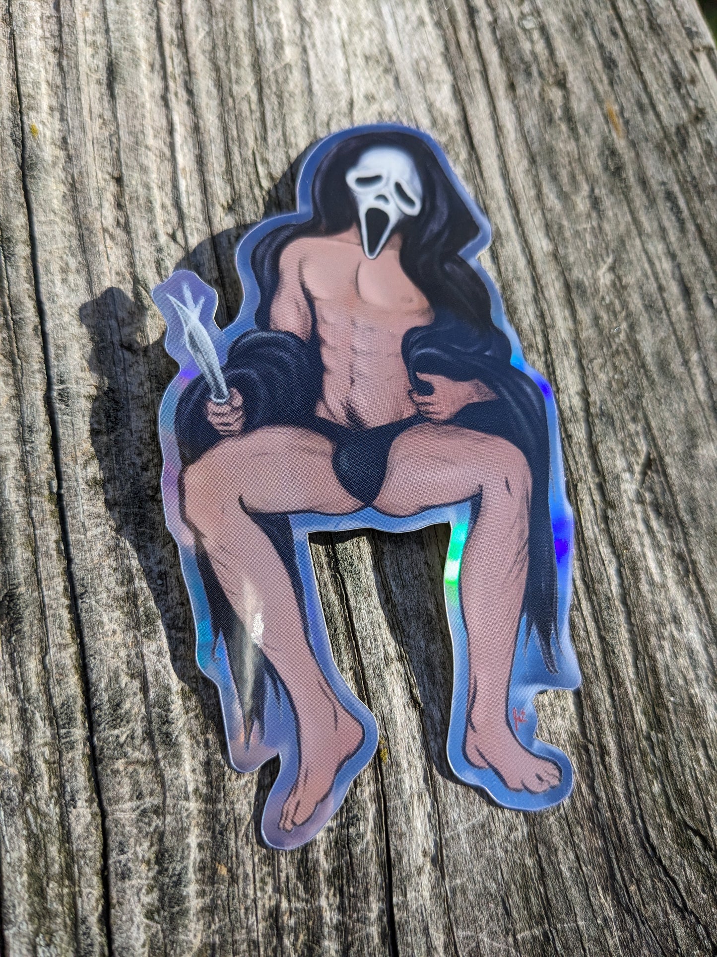 Sexy Ghost Face Sticker